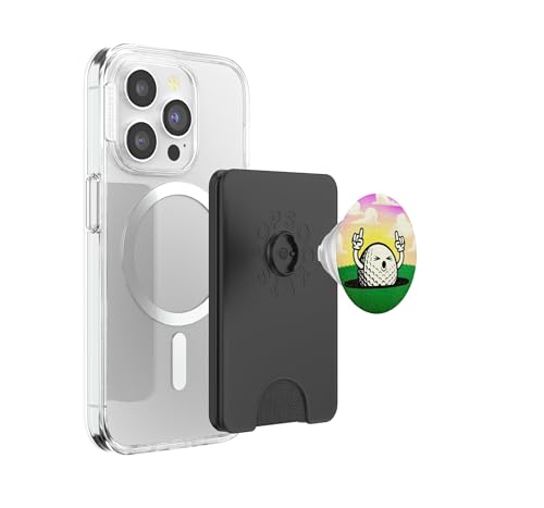 Balle de golf rétro PopSockets PopWallet MagSafe amovible