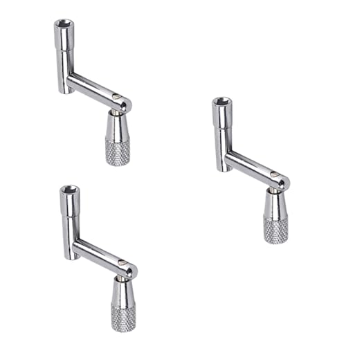 NULYLU 3pcs z Shape Metal Drum Tuning Key Heavy Duty Drum Wrench Easy Use for