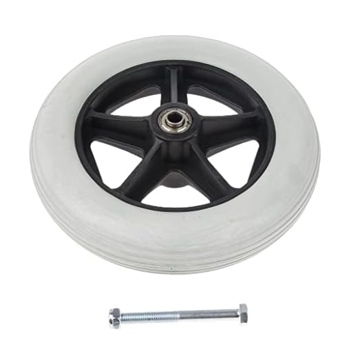 Rollen Drehstuhl Hartbodenrollen Räder 8-Zoll-Vollreifen Möbelrollen Reifen Rollstuhl Ersatzrad vorne Caster Wheels