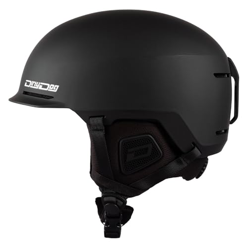 Dirty Dog Crank Snow Helmet - Matte Black L