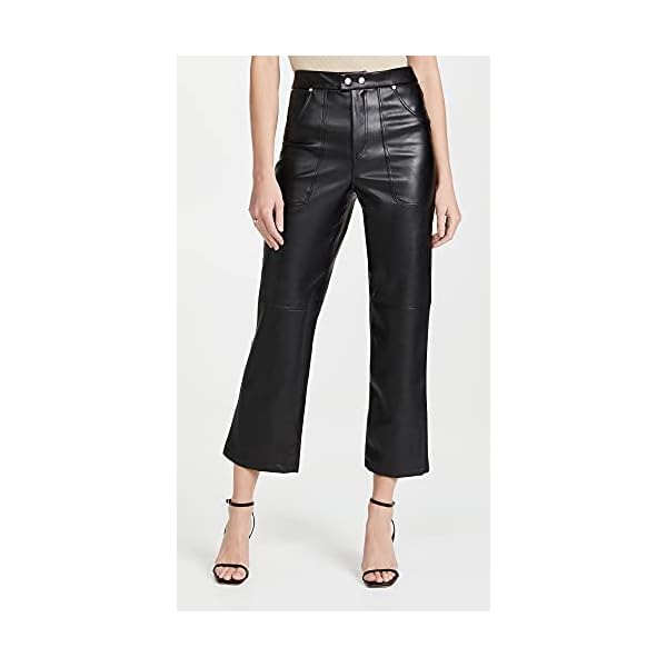 [BLANKNYC] Straight Leg Vegan Leather Pants, The Baxter Pants - Image 3