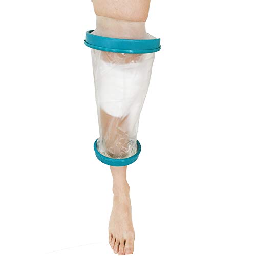 Funda protectora para rodillas reutilizable, impermeable, para baño, natación, protección impermeable para rodillas, tamaño adulto, 18,2 x 9,8 x 9,8 cm