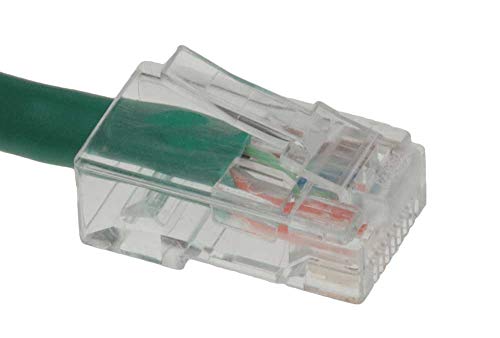 Cable de red ethernet UTP Cat5e 7ft verde miniatura 2