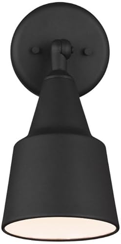 Generation Lighting 8560701-12 - Luz de inundación ajustable giratoria de aluminio para exteriores, 1 luz de 120 vatios, 12 pulgadas de alto x 6