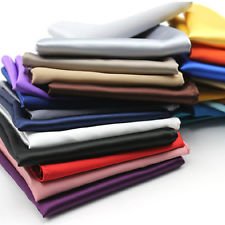 Pañuelo de bolsillo Boolavard de satén liso para evitar trajes apagados en bodas y oficinas 5