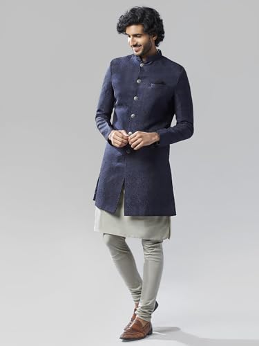 Image of KISAH mens Kurta Sherwani Churidar Set