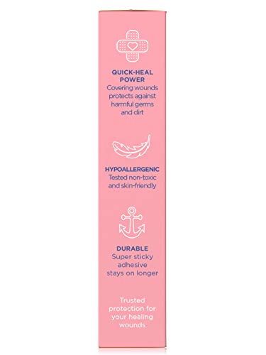 Image of Ouchie Non-Toxic Printed Bandages Double Combo (40 Pack) - Pink