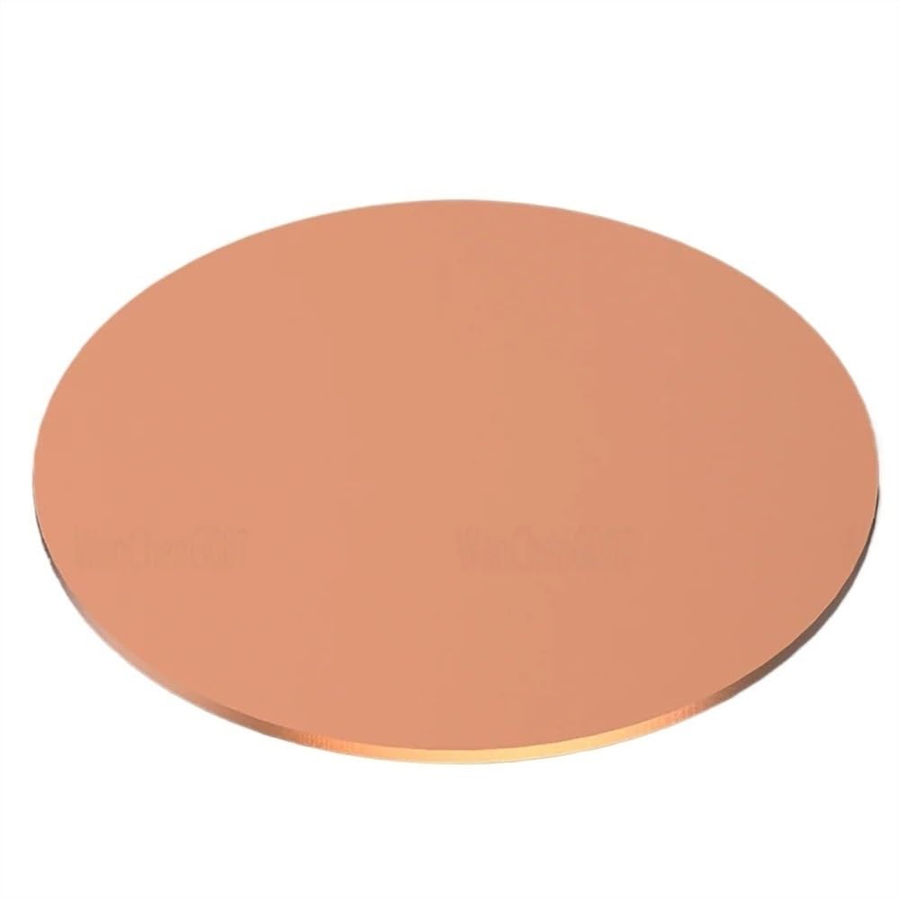 TonuuoDC Diameter 10/15/20cm Copper Disc Round Plate Sheet, Thick 0.8-3mm H62 Etching Board 1pc(0.8 x 100mm)