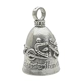 Guardian Never Ride Faster Than Your Angel Can Fly Motorcycle Biker Luck Riding Bell or Key Ring