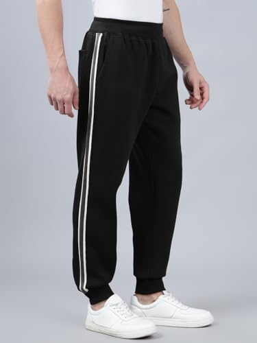 Image of Cantabil Men Solid Winter Wear Casual Track Pant l Casual Track Pant for Men l Casual Winter Wear Regular Fit Track Pant for Men (P MTRP00076)