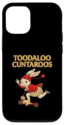 Toodaloo Cuntaroos Funny Sarcastic Retro Humor Bunny Meme �X�}�z�P�[�X iPhone 12/12 Pro �p