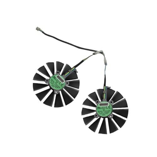Vaguelly Ventilateur de Remplacement pour Carte Graphique Refroidisseur Broches pour PC et Facile à Installer Accessoire Informatique pour Refroidissement