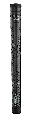 Winn Grips 72DT-JBK Dri-Tac 2.0 series Advance Polymer Technology, 8 Piece Golf Grip Bundle-Oversize (+1/18