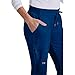 BARCO Grey s Anatomy Classic Mia Scrub Pant for Women Indigo, 6-Pocket Low-Rise Straight Leg Bottoms with Natural Stretch, Soil Release Fabric, and Super-Soft Finish Large, Petite Fit
