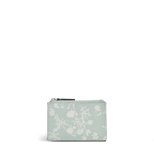 RADLEY London Blooming Lovely - Monedero pequeño con cremallera para mujer, color verde, Verde decorativo