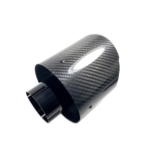 Boquilla Escape Tubo Escape Brillante Para Coche Universal Acero Inoxidable Salida Tubo 130 Mm Boquillas Y Punta Silenciador Tubo Escape(ID 70mm-OD 130mm)
