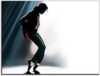 AGCary Michael Jackson Poster Frame Print Canvas Painting Picture Wall Art for Home Office Decorations Wall Decor 12 x 16