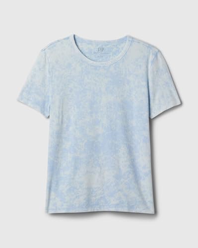 Image of Gap Women Tie-Dye Short Sleeves Relaxed Fit T-Shirt