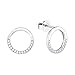 s.Oliver Ohrstecker 925 Sterling Silber Damen Ohrschmuck, mit Zirkonia synth, 1,2 cm, Silber, Kommt in Schmuck Geschenk Box, 2018676