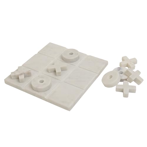 Tablero de Juego Tic Tac Toe de Mármol Natural miniatura 4