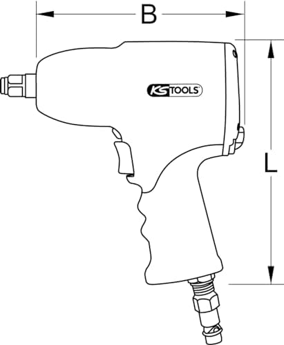 Bild 6 - COMPETITION 512.0020 1/2" Hochleistungs-Druckluft -Schlagschrauber 1.600 Nm (Powered by KS TOOLS)