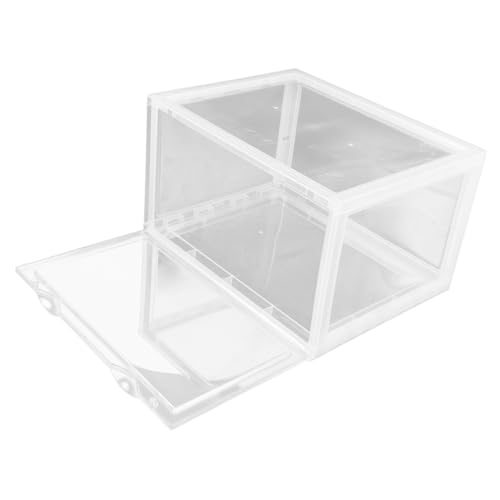 Boîte à chaussures acrylique transparent et empilable pour baskets