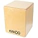 Kandu - Traveler Compact Size Cajon Box with Snare and Bass Tone - Birch Wood Mini Cajon Drum for Superior Sound (Natural)