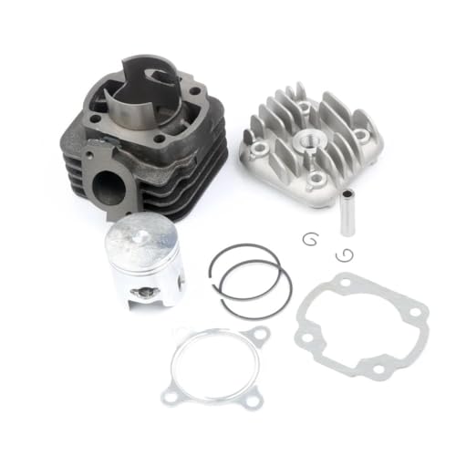Culasse gros alésage 47mm en alliage durable compatible avec scooter 50cc kit 70cc 2T