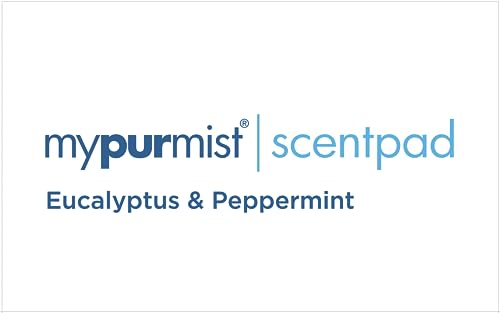 Mypurmist ScentPad, Eucalyptus and Peppermint for use with Mypurmist Ultrapure Steam Inhaler, Vaporizer and Humidifiers, 24 reservoirs