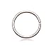 Rose Gold PVD Basic Steel Bendable Nose Hoop
