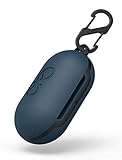 Aotao Silicone Case for Galaxy Buds 2019, Soft and Flexible, Scratch/Shock Resistant Silicone Cover with Carabiner for Galaxy Buds (Navy Blue)