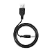 Produktbild USB 2.0 A TYP MÄNNLICH BIS 3,5 mm Gleichstromstecker Stereo Elektronik Gerätewanne Schnellkupplung 5V Kabel - Schwarz