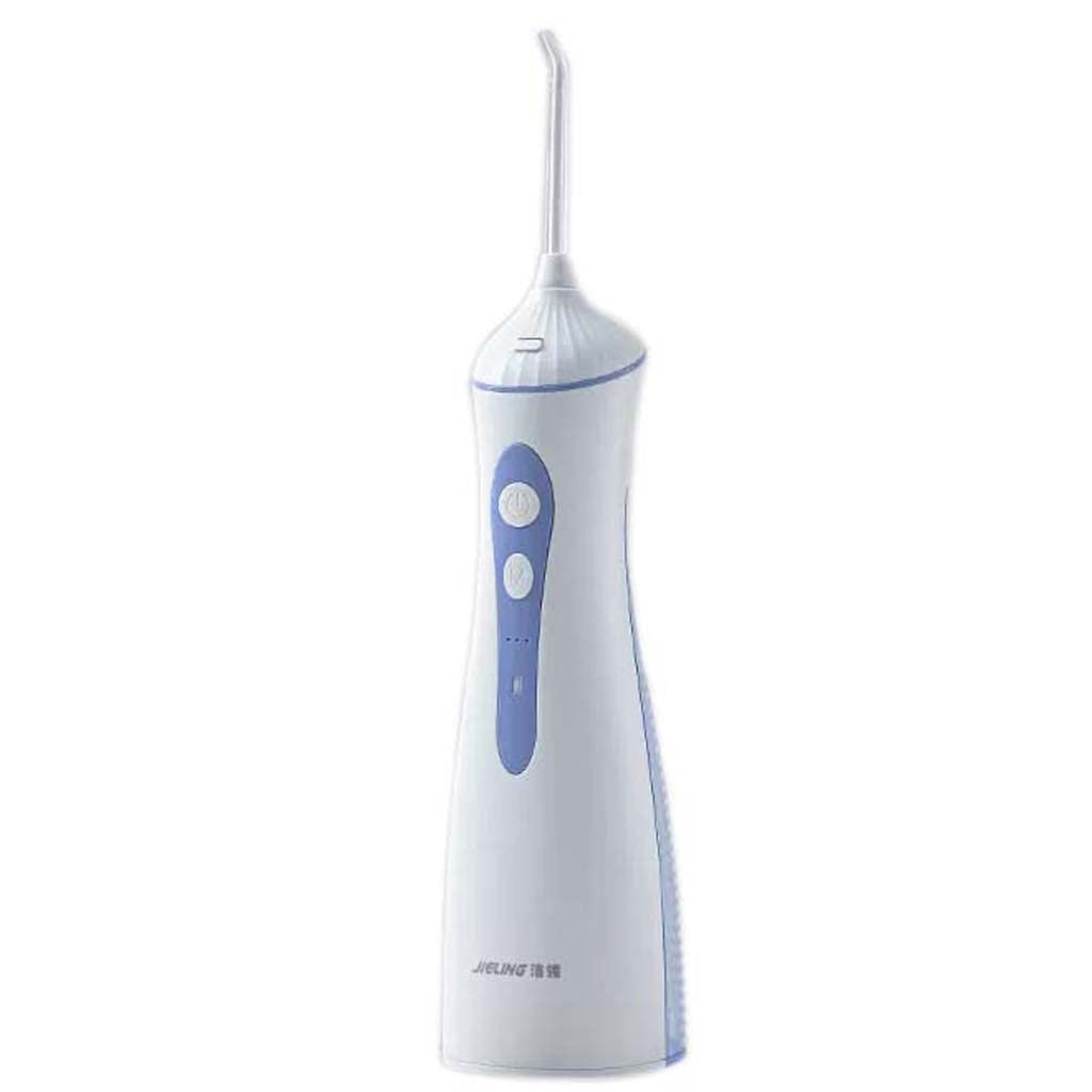 TJH Idropulsore per Denti Irrigatore Dentale Professionale USB Ricaricabile Ipx7 Impermeabile Potente Durata della Batteria Detergente per Denti d'Acqua per casa, Viaggi, Bretelle e Ponti Auto
