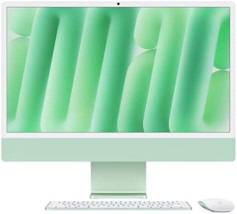 Apple 2024 iMac (de 24 polegadas, Chip M4 da Apple com CPU de 8 n...