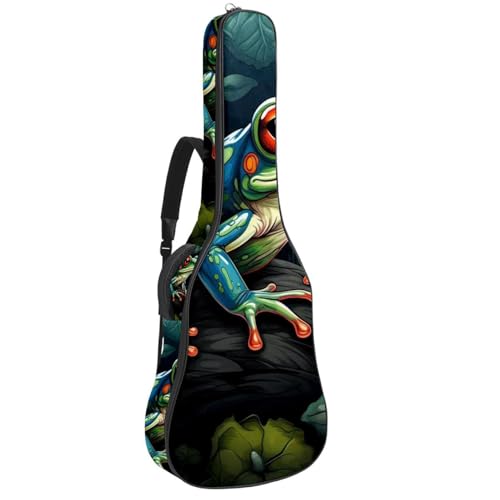 Sac guitare acoustique imperméable : protection optimale et style grenouille pour musiciens nomades