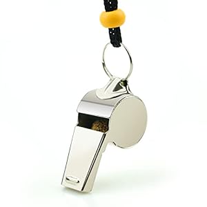 Stainless Steel Sports Whistles with Lanyard, Loud Crisp Sound Whistles Bulk Great for Coaches, Referees, and Officials Stainless Steel Sports Whistles with Lanyard, Loud Crisp Sound Whistles Bulk Great for Coaches, Referees, and Officials