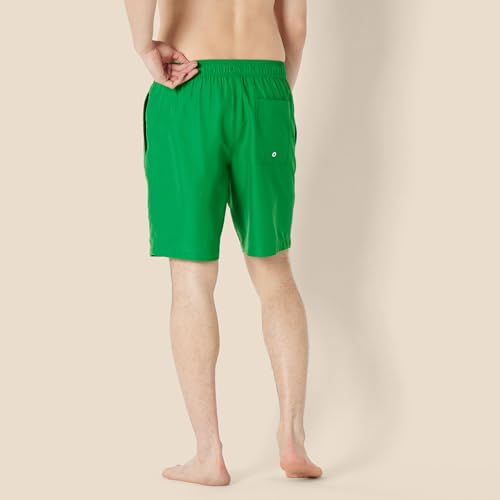 Image of Amazon Essentials Men's 9 inch Swim Trunks with Mesh Lining, Pockets, Drawstring Closure