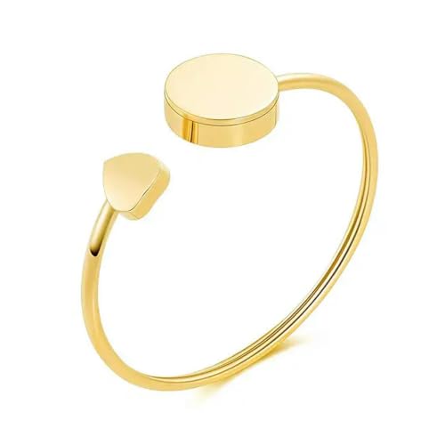 Bijoux de crémation ronde pour cendres bracelet souvenir funéraire femme