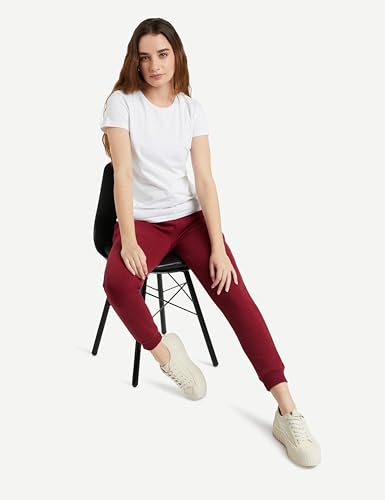 Image of Amazon Brand - Symbol Women Jogger Track Pants | Ankle Length | Regular Fit | Fleece (Available in Plus Sizes)
