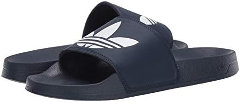 adidas Originals Men's Adilette Lite Slide, Collegiate Navy/White/Collegiate Navy, 13 | Image 6