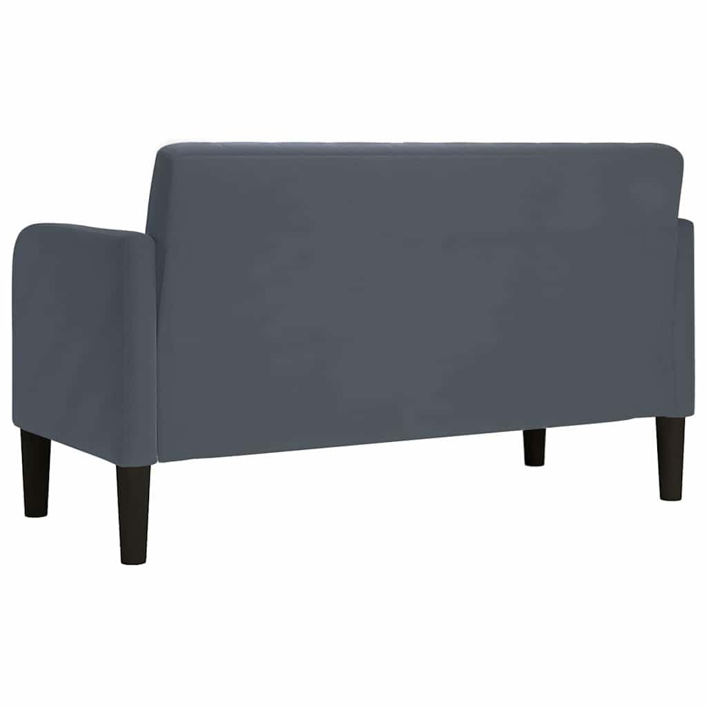 Générique Canapé Causeuse Gris foncé 109 cm Velours,Meubles,Canapés,Gris,19.2 KG,4100588