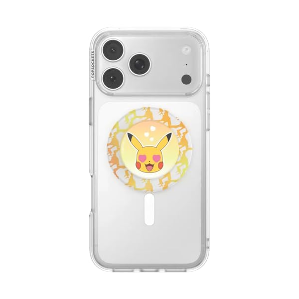 Image of PopSockets Phone Grip for MagSafe, Magnetic Holder- Love Ya Pikachu