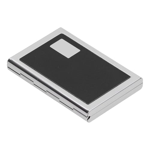 Jwthee 6 Slot Antimagnetic Stainless Steel Card Wallet, Black - Image 2