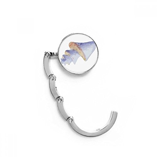 Gancho plegable para bolso con diseño de vida azul marino de DIYthinker