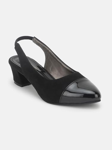 Image of Marc Loire Women Smart Casual Pointed Toe Block Heel Fashion Sandal