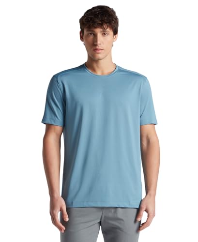 Image of Jockey MV37 Men Recycled Microfiber Elastane Stretch Fabric Round Neck Half Sleeve Breathable Mesh Active Wear T-Shirt