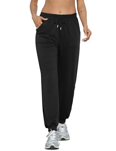 Nieery Pantalones Chándal Mujer con Bolsillos Pantalones de Jogging para Mujer Pantalón Chándal para Gimnasio Deportes Correr Jogging