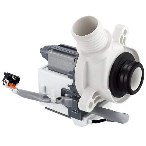 290D1201G003 WH23X28418 GTW460ASJ6WW Fit for GE Hotpoint Washer Drain Pump Motor WH23X24178 WH23X24175 B40-3A01 WH23X27574 290D1201G001 GTW330ASK3WW GTW750CPL0DG HTW240ASK0WS PTW900BST0WS by Techecook