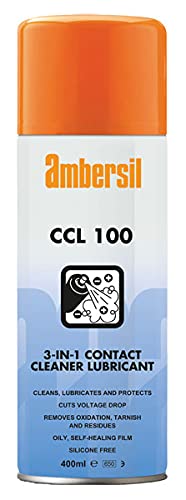 Ambersil 31889 CCL 100-3 in 1 Contact Cleaner Lubricant - 400ml 3 Pack