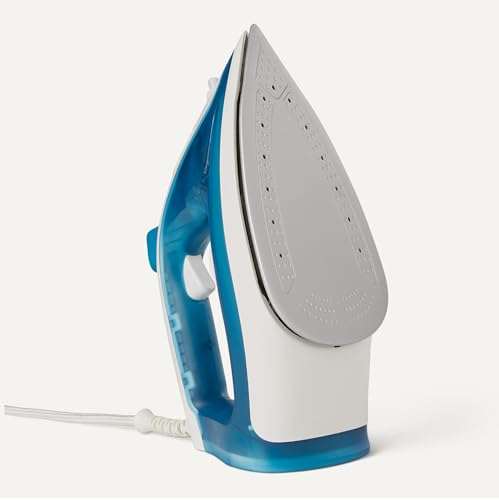 Amazon Basics Steam Iron with Nonstick Soleplate, 1800W, 20g Continuous Steam, 200ml Tank, Blue - Image 4